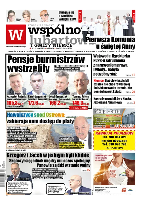 Najnowszy numer Wspólnoty Lubartowskiej  (17 maja 2022) - Zdjęcie główne