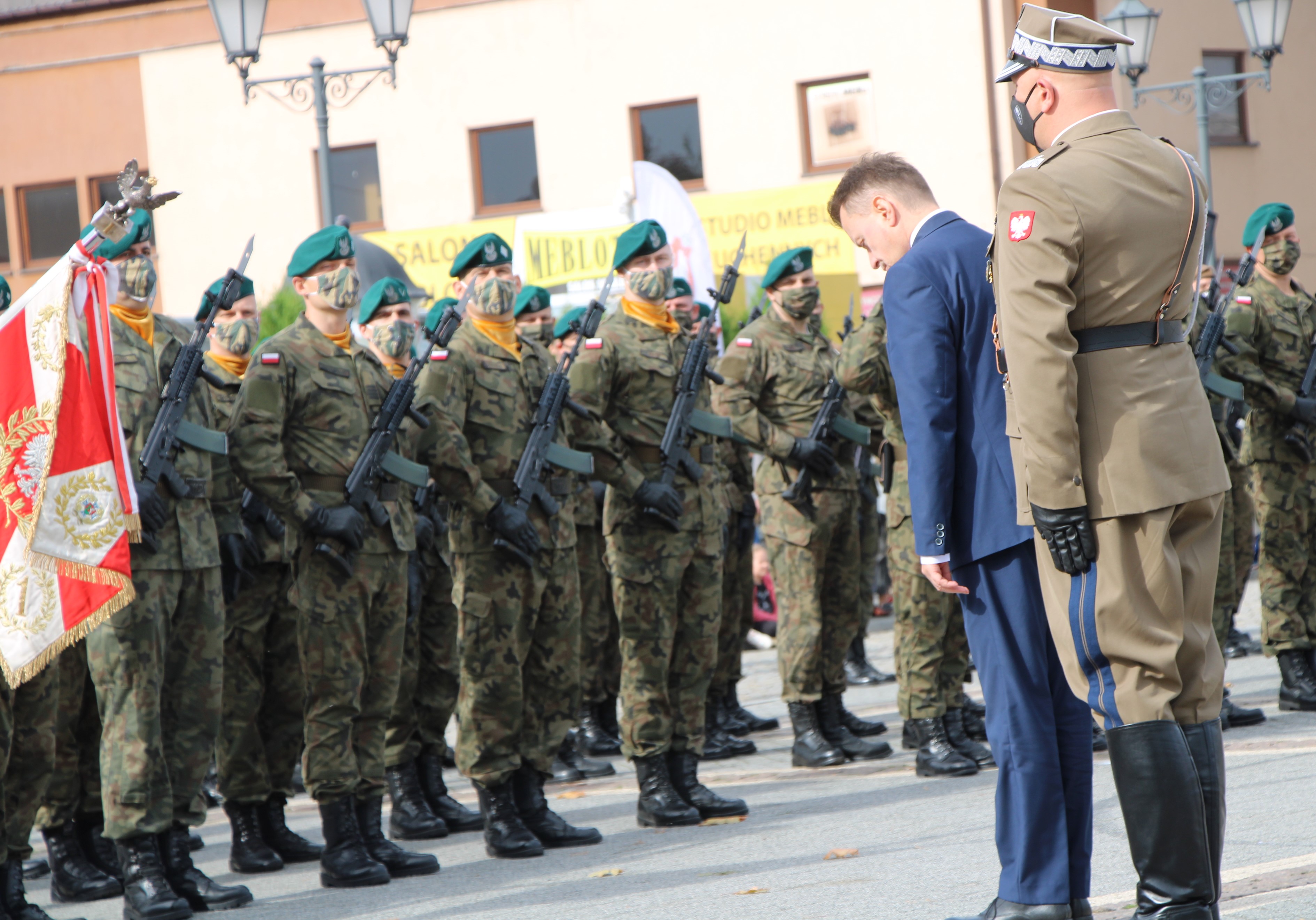 Minister Obrony Narodowej Mariusz Błaszczak i gen. Michał Rohde dokonali przeglądu wojska