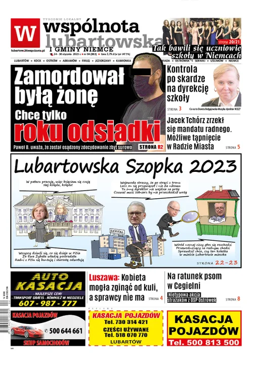 Najnowszy numer Wspólnoty Lubartowskiej (24 stycznia 2023) - Zdjęcie główne