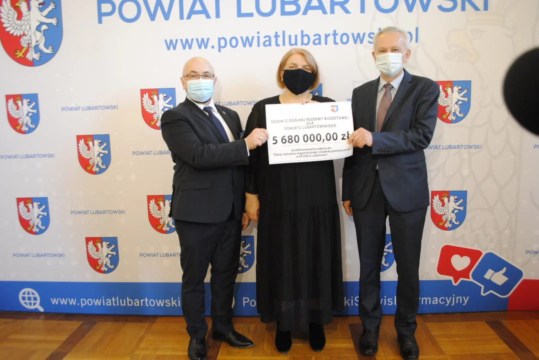 Szpital w Lubartowie dostał 5,6 mln zł na zakup rezonansu magnetycznego. Senator Gogacz: na dożynkach ludzie pytali o rezonans - Zdjęcie główne