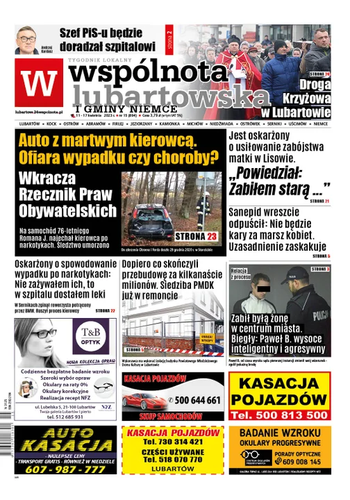 Najnowszy numer Wspólnoty Lubartowskiej (11 kwietnia 2023r) - Zdjęcie główne