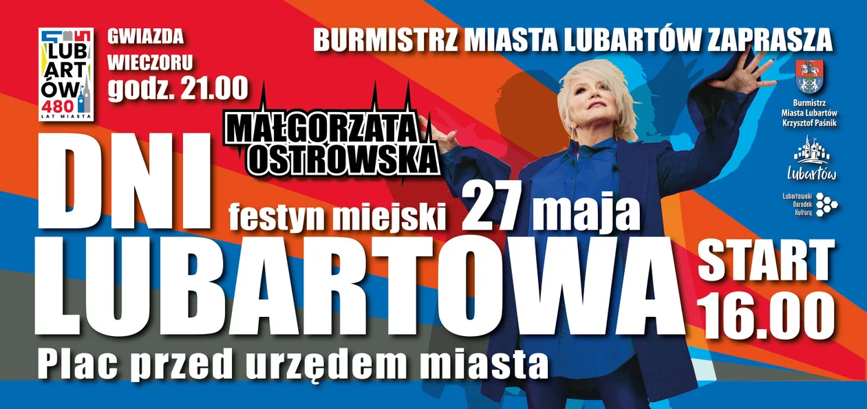 Małgorzata Ostrowska gwiazdą Dni Lubartowa - Zdjęcie główne
