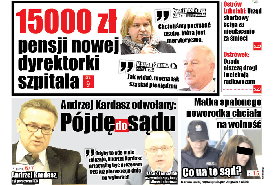 Dyrektorka szpitala ma większą pensję niż starosta - Zdjęcie główne