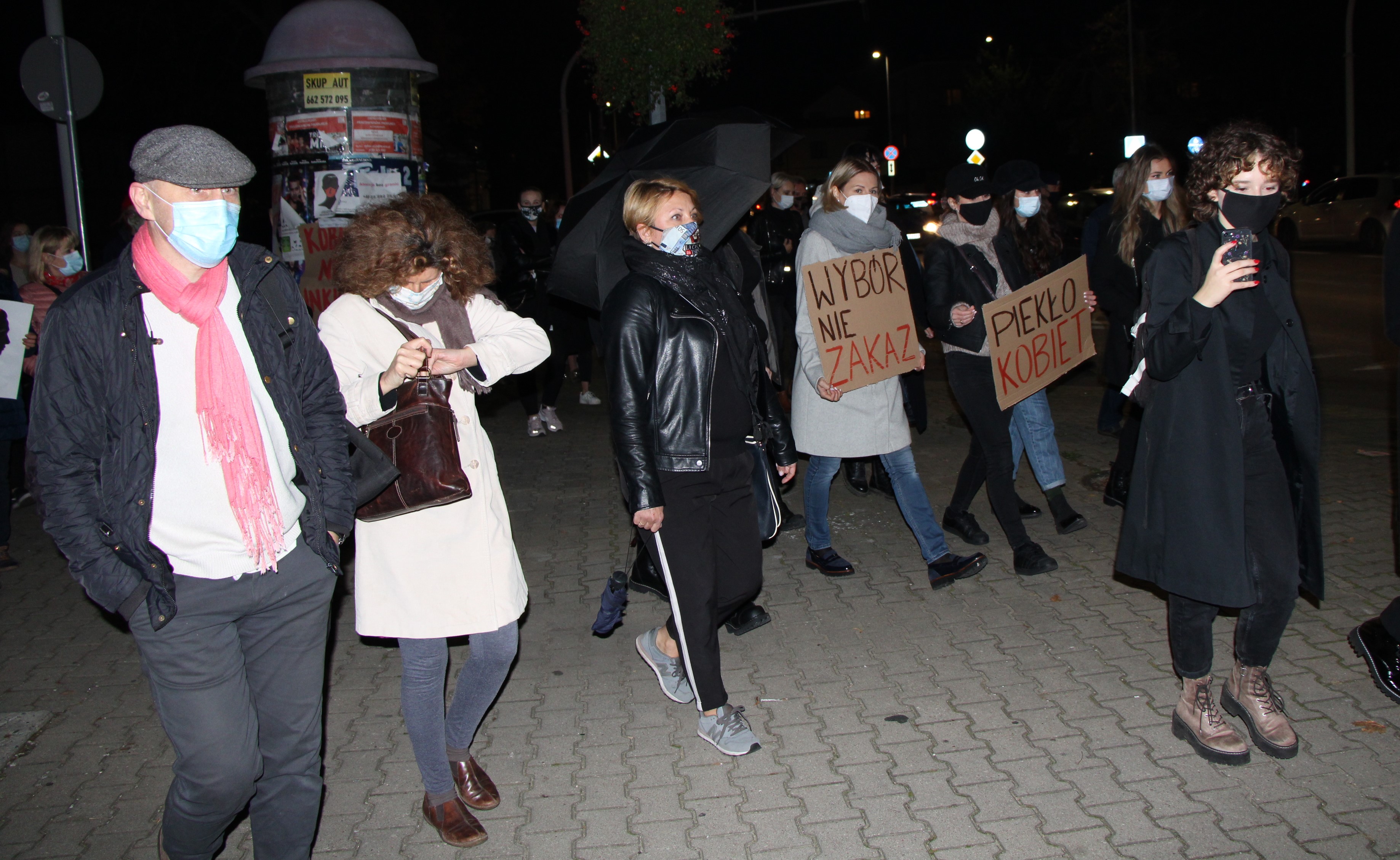 Protest na ulicach Lubartowa