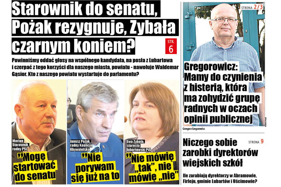Starosta z PiS, a może strażak z PSL. Kto na posła z naszego powiatu? - Zdjęcie główne