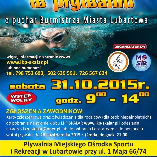 III Mistrzostwa w pływaniu o puchar Burmistrza Miasta Lubartowa - Zdjęcie główne