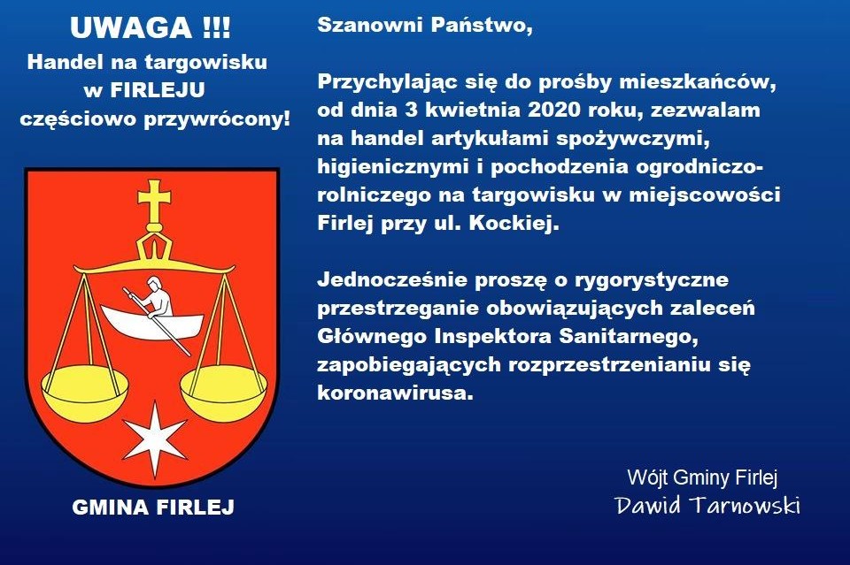 Targ w Firleju wznowił działalność - Zdjęcie główne