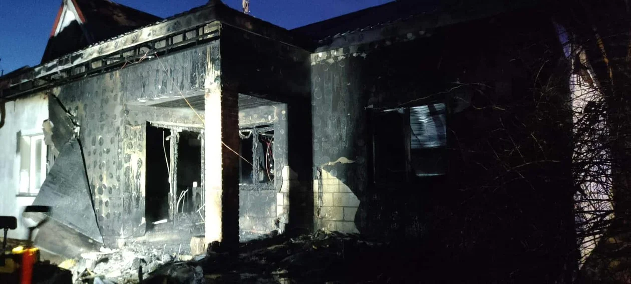 Gmina Lubartów: Pożar w Nowodworze. Palił się dom - Zdjęcie główne