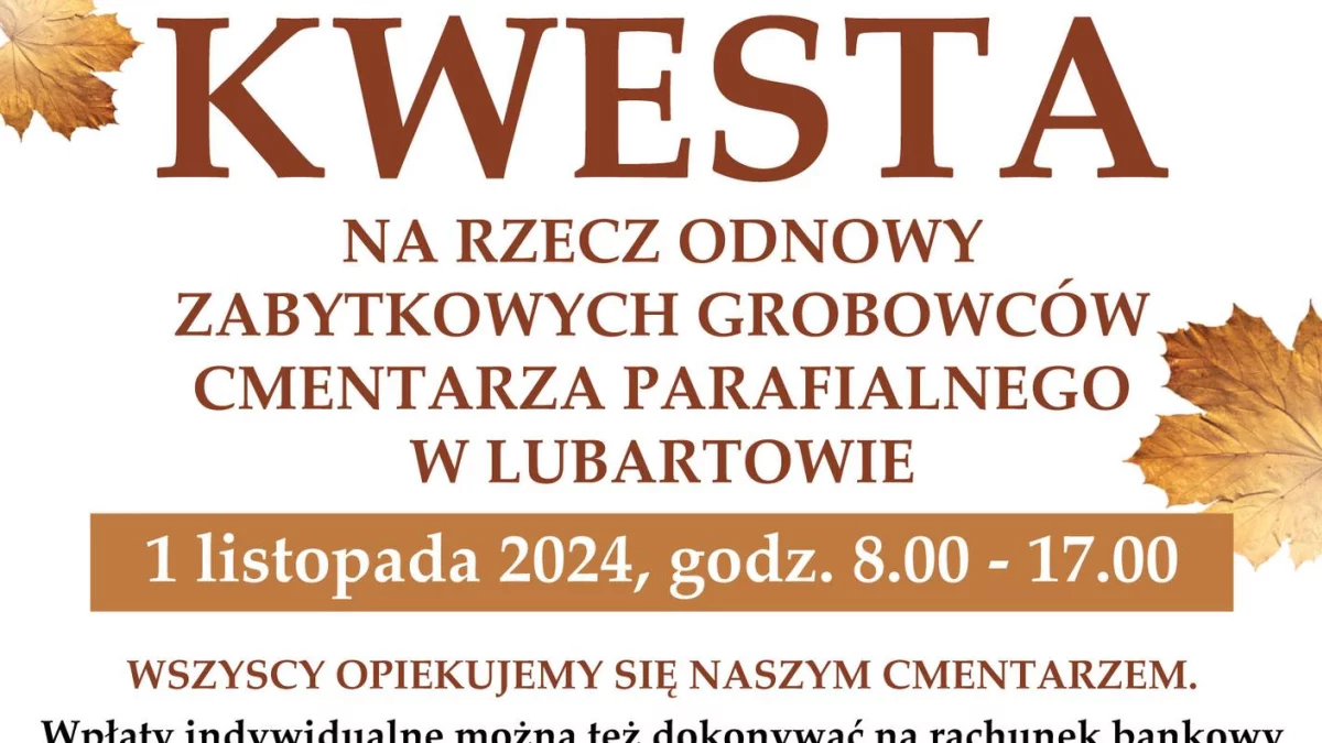 Lubartowscy regionaliści będą ratować zabytkowe groby - Zdjęcie główne