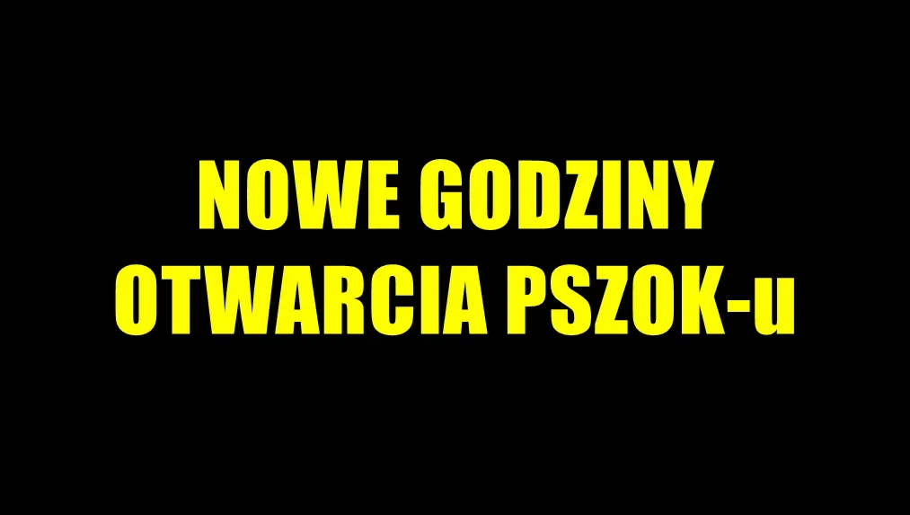 Gmina Kock: Nowe godziny otwarcia PSZOK-u - Zdjęcie główne