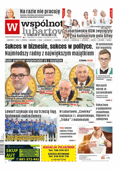 Najnowsze wydanie Wspólnoty Lubartowskiej - 9 lipca 2024r - Zdjęcie główne