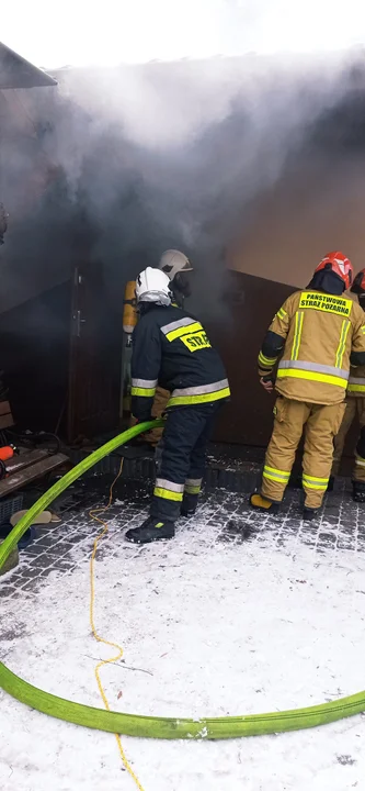 Pożary w kotłowniach w Tarkawicy i Rokitnie (zdjęcia) - Zdjęcie główne