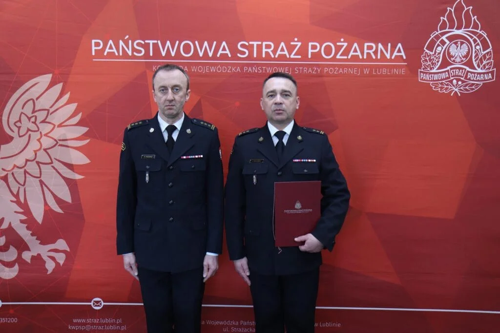 Nowy komendant PSP w Lubartowie. Brygadier Jarosław Przysiadły dowodzi powiatową strażą - Zdjęcie główne