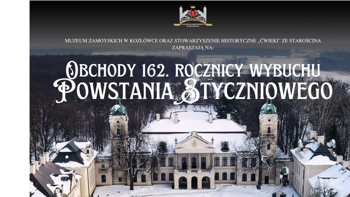 Rocznica powstania styczniowego. Pod pałacem w Kozłówce będą walczyć z Moskalami - Zdjęcie główne