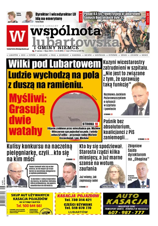 Najnowszy numer Wspólnoty Lubartowskiej (27 czerwca 2023r) - Zdjęcie główne