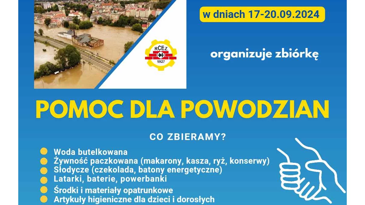 RCEZ pomaga powodzianom. Dziś jeszcze można przynosić dary - Zdjęcie główne