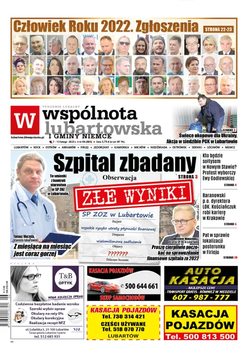 Najnowszy numer Wspólnoty Lubartowskiej (7 lutego 2023) - Zdjęcie główne