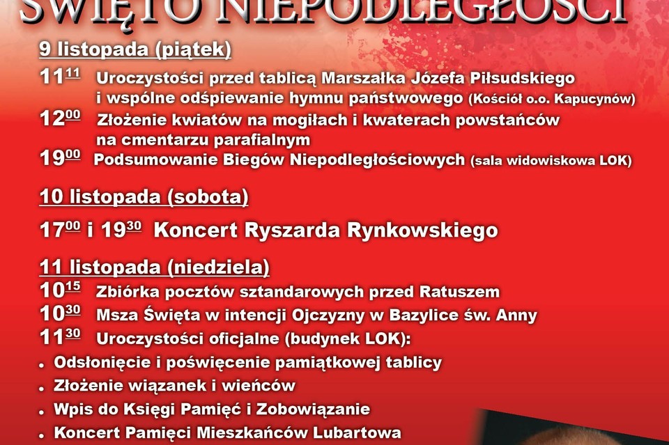 Obchody Święta Niepodległości - Zdjęcie główne