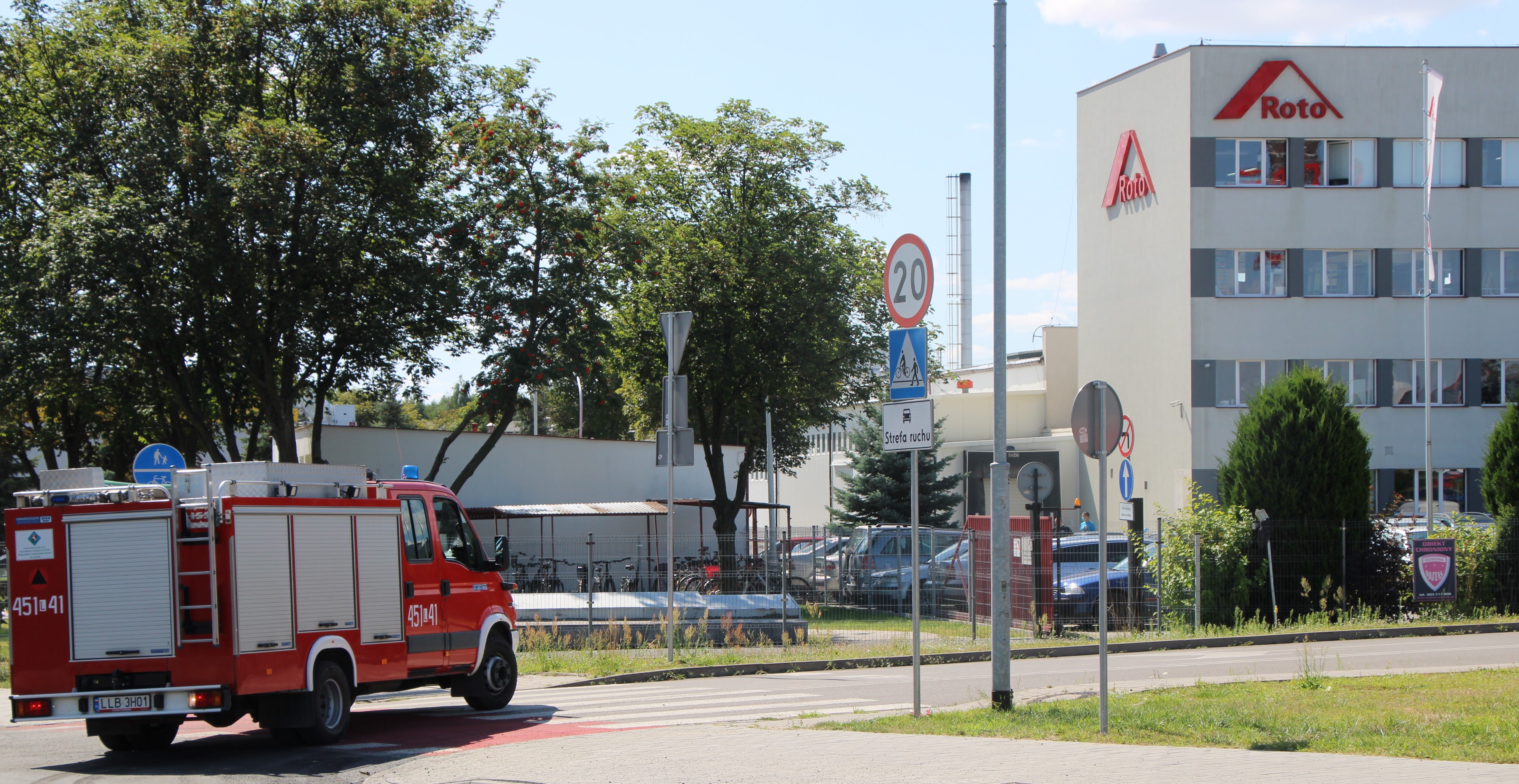 W akcji brały udział zastępy JRG Lubartów, OSP Brzeziny, Wólka Rokicka i Niedźwiada