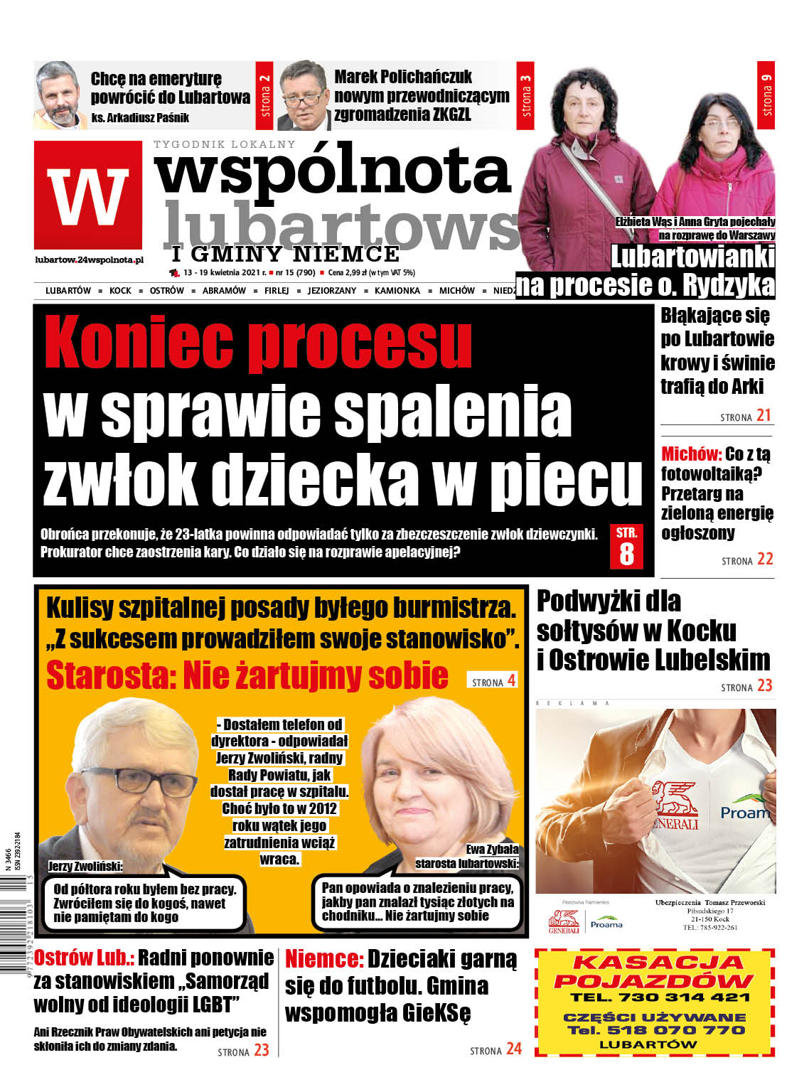 Gmina Lubartów: Koniec procesu w sprawie spalenia zwłok dziecka w piecu - Zdjęcie główne