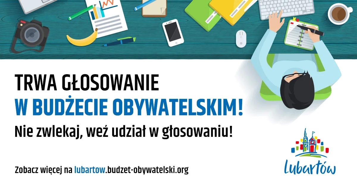 Trwa głosowanie na Budżet Obywatelski w Lubartowie. Dziś ostatni dzień - Zdjęcie główne