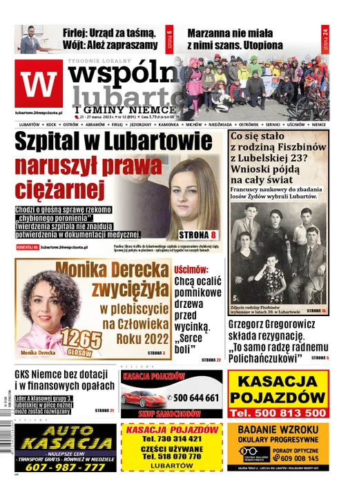 Najnowszy numer Wspólnoty Lubarowskiej (21 marca 2023r) - Zdjęcie główne