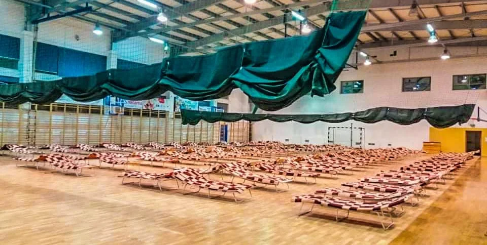 Biała Podlaska : W szkolnej hali będzie schronienie dla uchodźców - Zdjęcie główne
