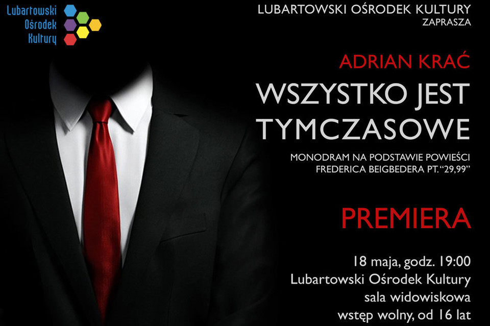 Monodram „Wszystko jest tymczasowe” - Zdjęcie główne