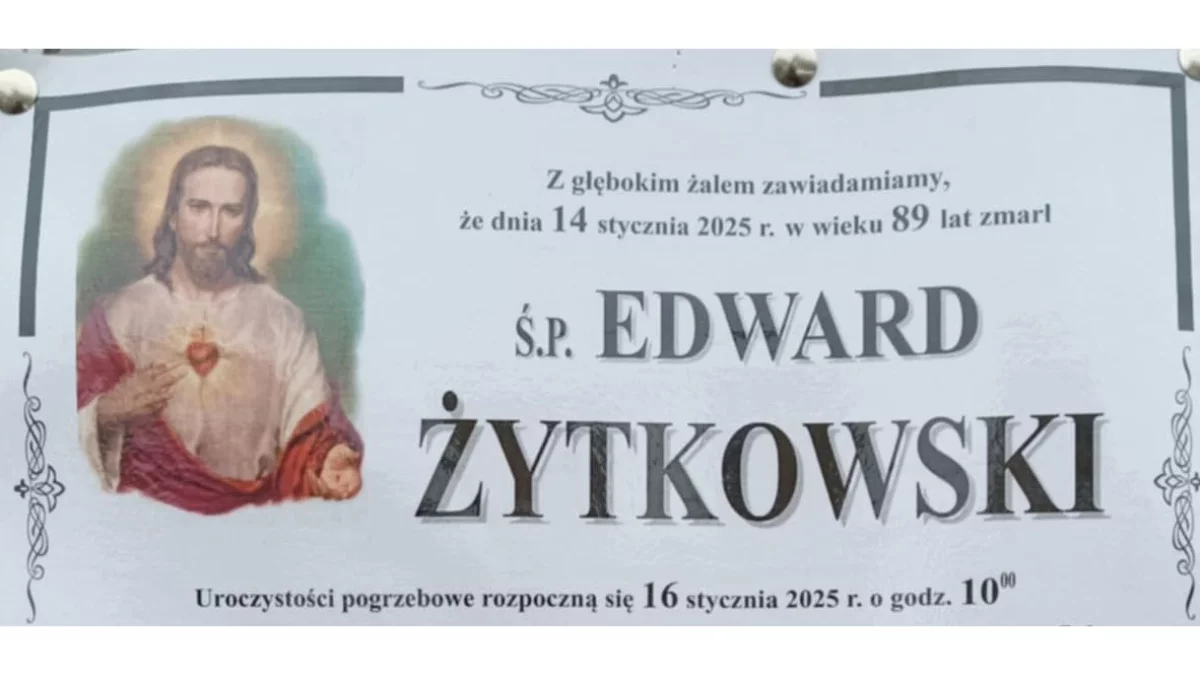 Ś.p. Edward Żytkowski - Zdjęcie główne