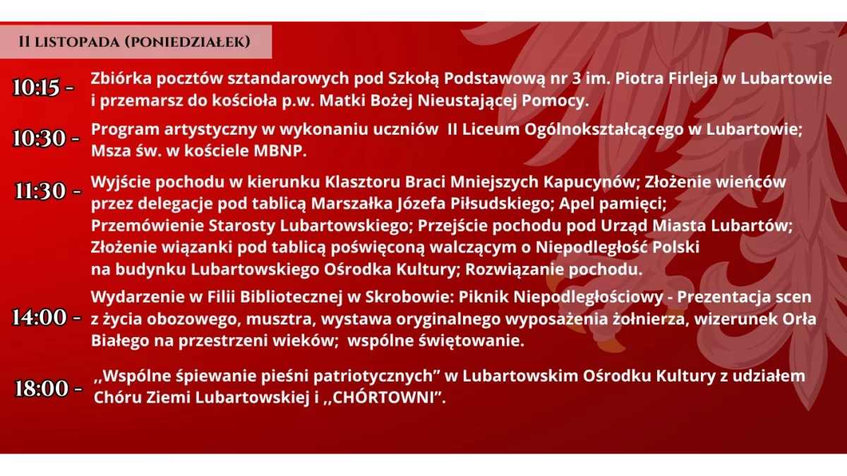 Jutro Święto Niepodległości. Jaki plan obchodów? - Zdjęcie główne