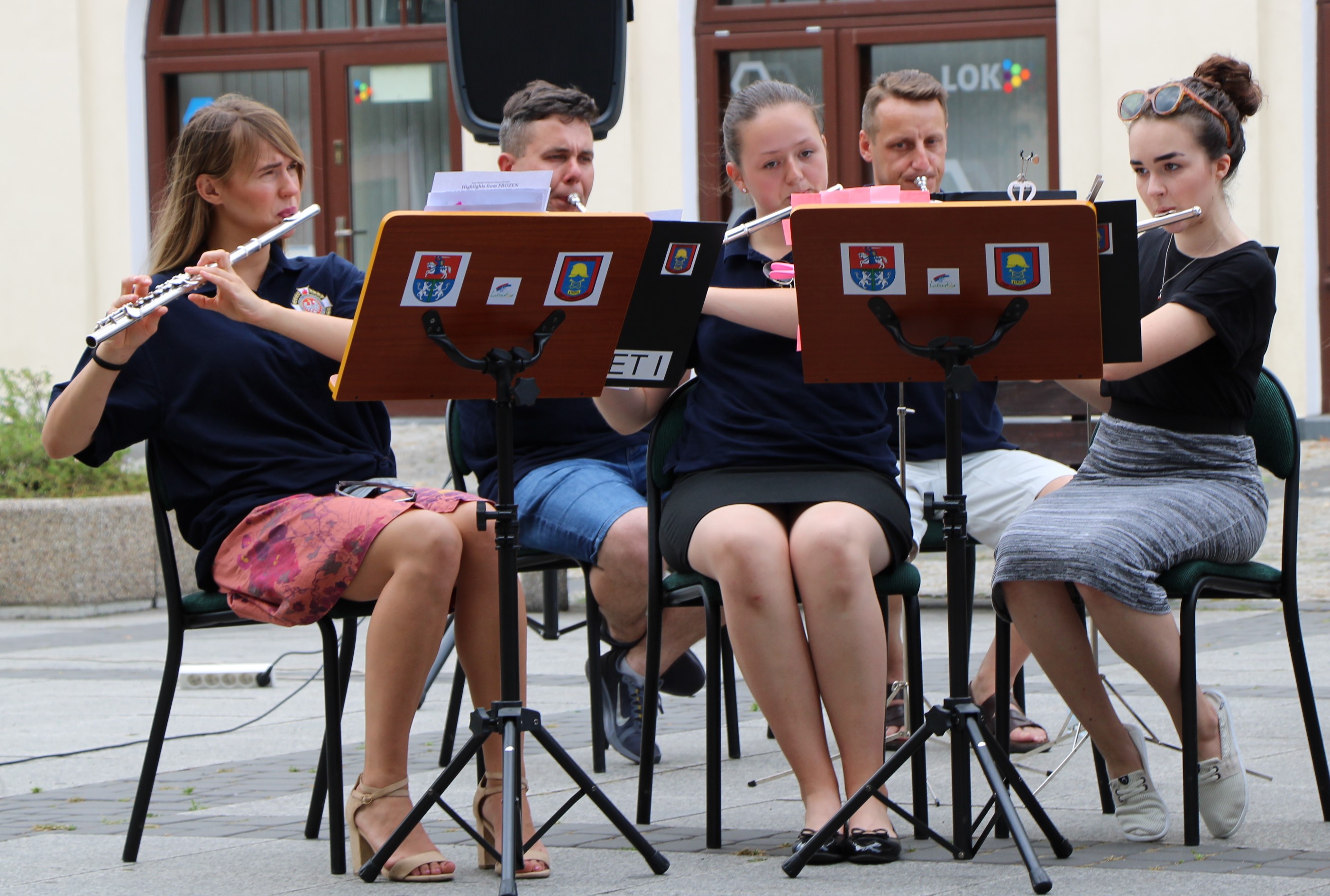 Koncert muzyki filmowej w wykonaniu orkiestry OSP w Lubartowe