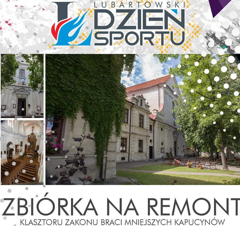 Dzień sportu ze zbiórką dla oo. Kapucynów. MKS Lubartów wspiera remont klasztoru - Zdjęcie główne