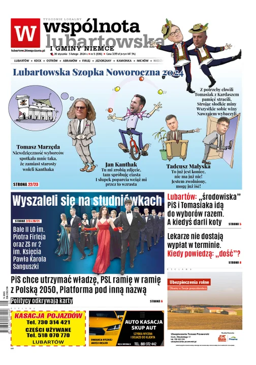 Najnowsze wydanie Wspólnoty Lubartowskiej 30 stycznia 2024r - Zdjęcie główne