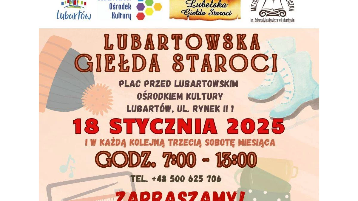 Giełda staroci w Lubartowie już w sobotę - Zdjęcie główne