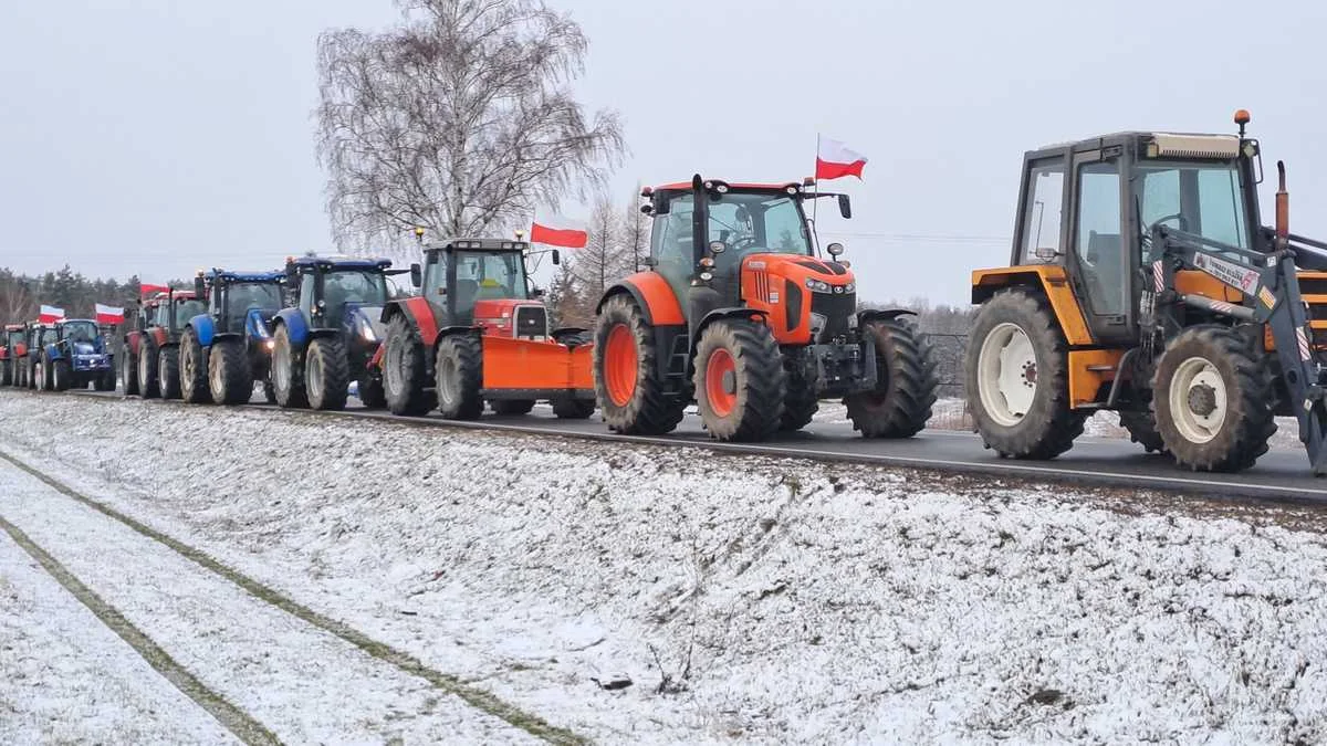 Powiat lubartowski: Protest rolników. Koniec utrudnień w  kluczowym miejscu - Zdjęcie główne