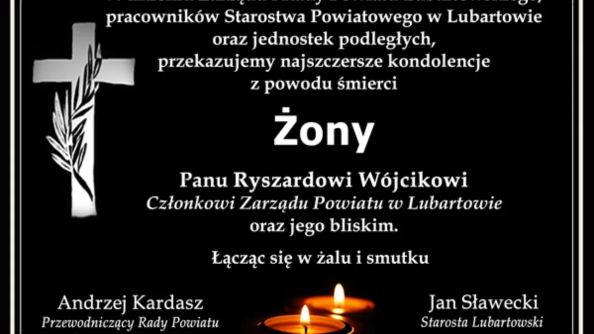 Kondolencje - Zdjęcie główne