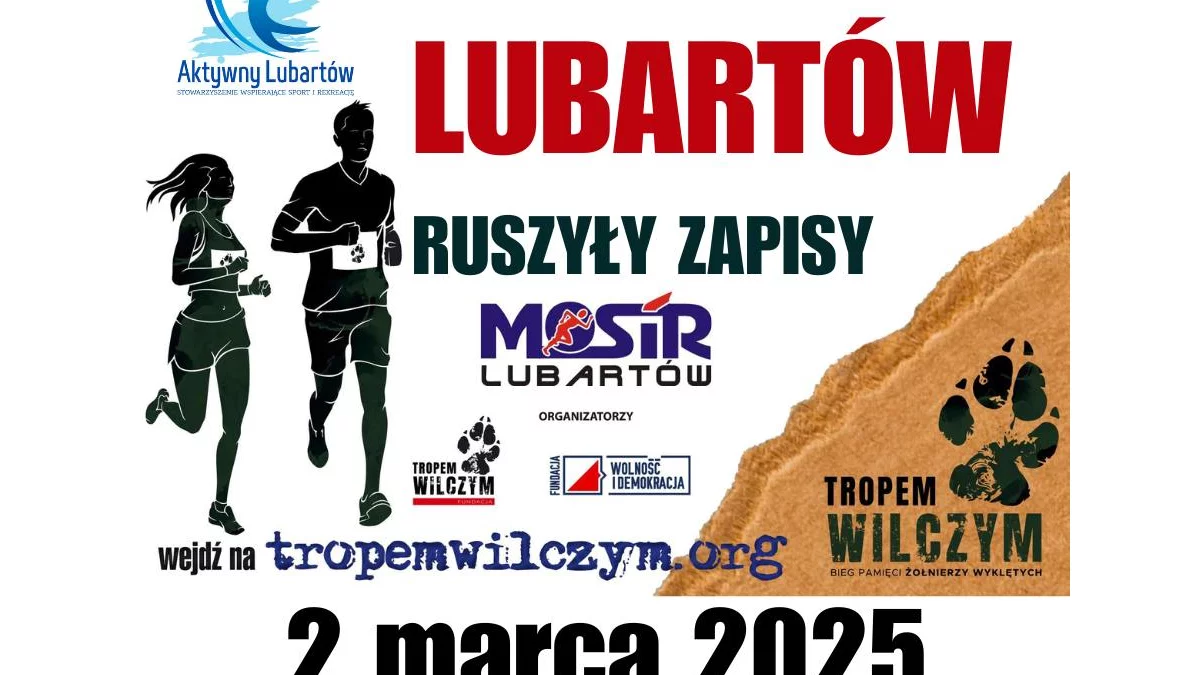 Ruszyły zapisy na bieg Tropem Wilczym w Lubartowie - Zdjęcie główne