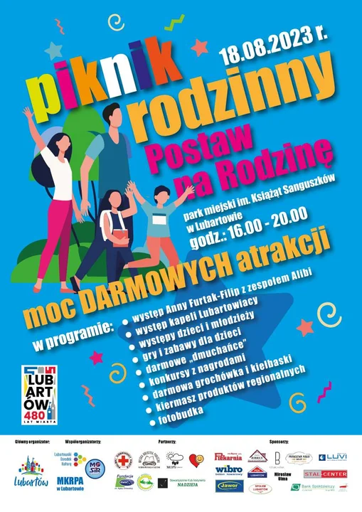 Dziś rodzinny piknik w parku w Lubartowie - Zdjęcie główne