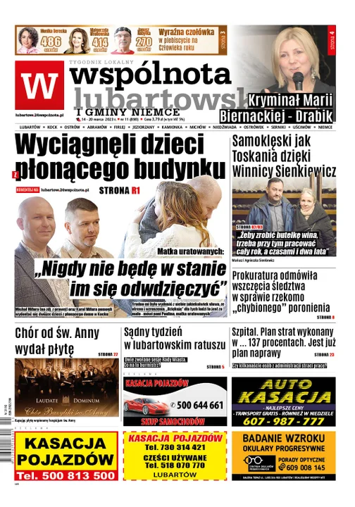 Najnowszy numer Wspólnoty Lubartowskiej (14 marca 2023r) - Zdjęcie główne