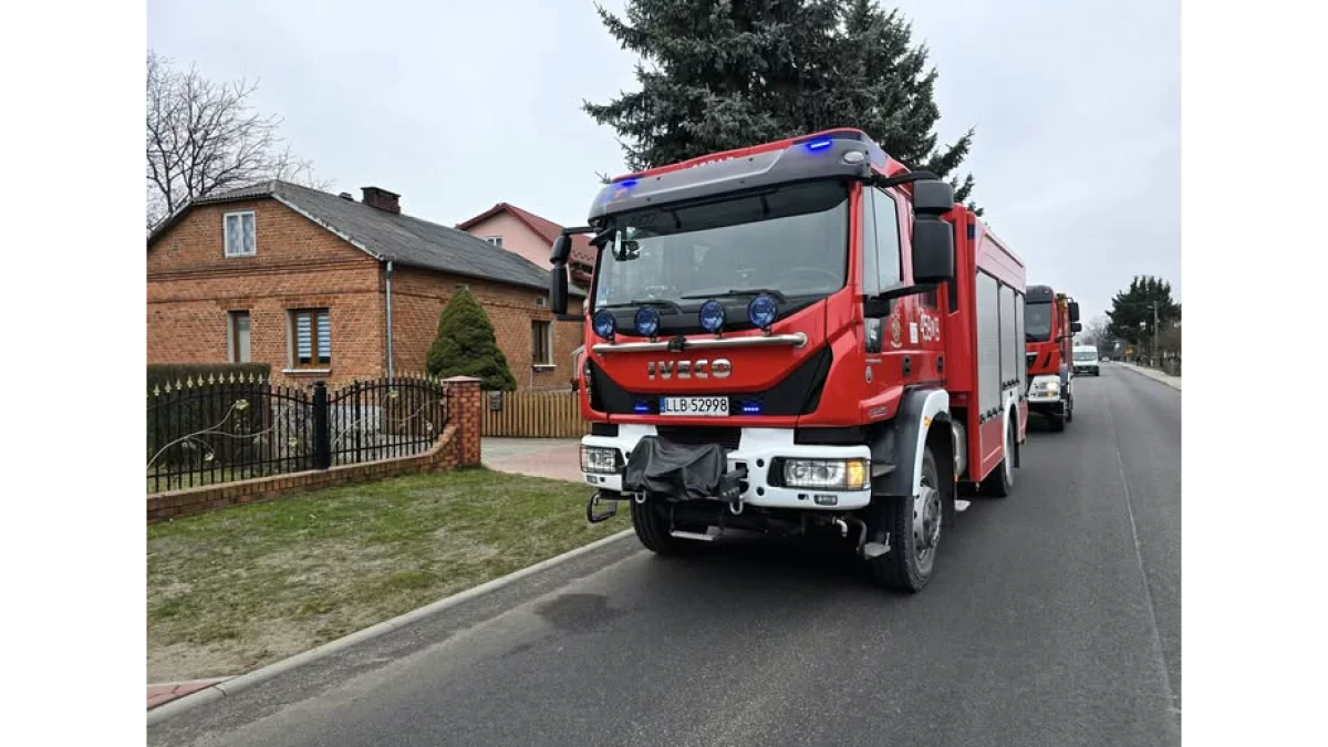 Pożar w Wólce Zabłockiej - Zdjęcie główne