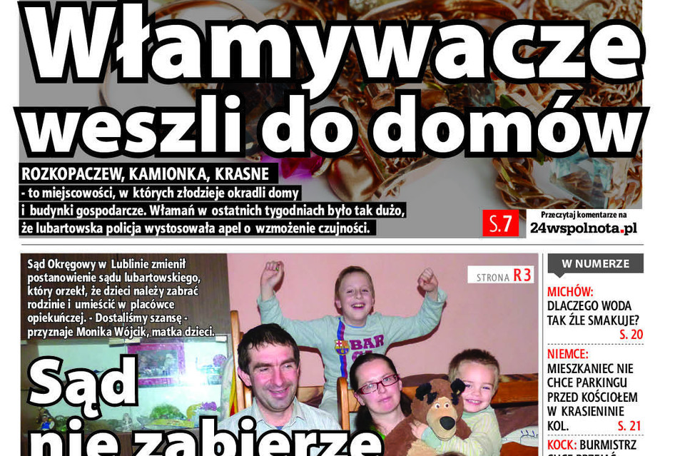 Włamywacze weszli do domów - Zdjęcie główne