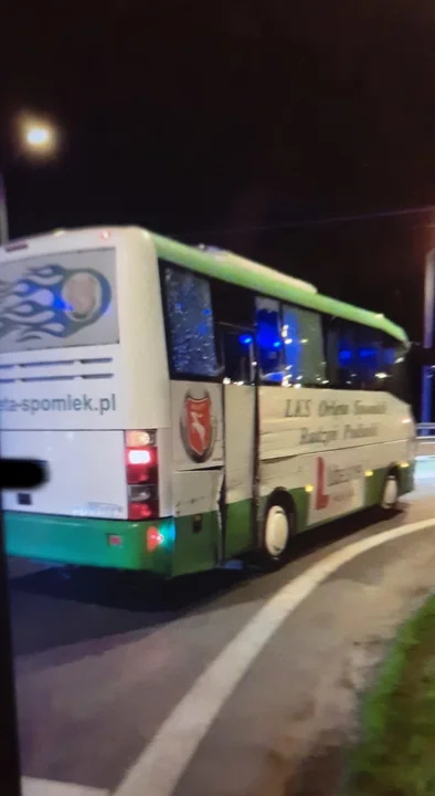 Zderzenie na obwodnicy Lubartowa. Autobus zderzył się z ciężarówką - Zdjęcie główne