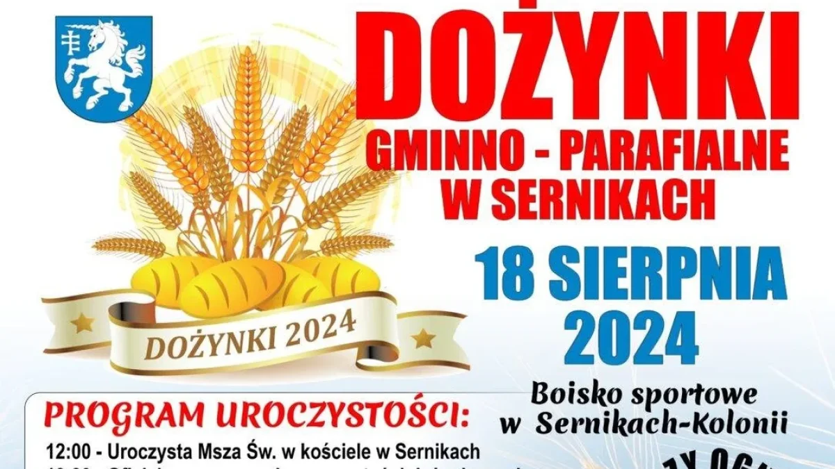 18.08.2024 - Dożynki w Sernikach - Zdjęcie główne