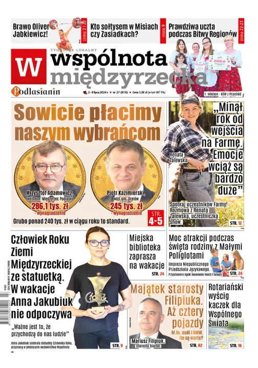 Najnowsze wydanie Wspólnoty Międzyrzeckiej - 2 lipca 2024r - Zdjęcie główne