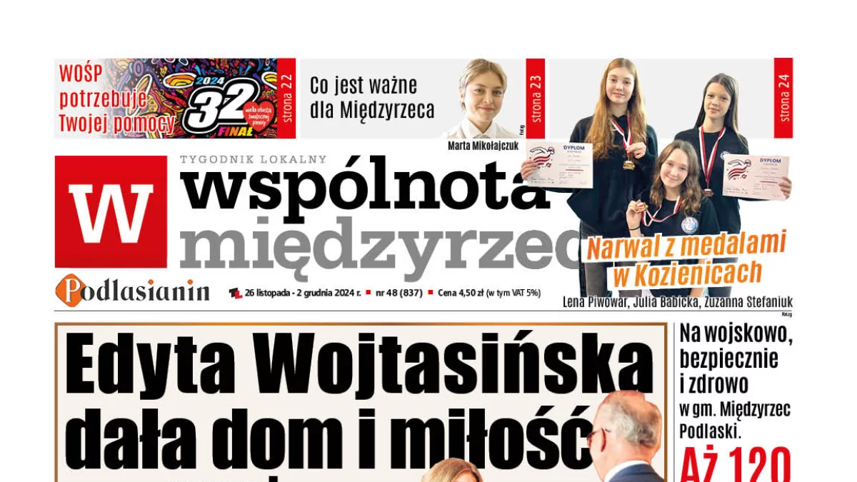 Najnowsze wydanie Wspólnoty Międzyrzeckiej (26 listopada 2024 r.) - Zdjęcie główne