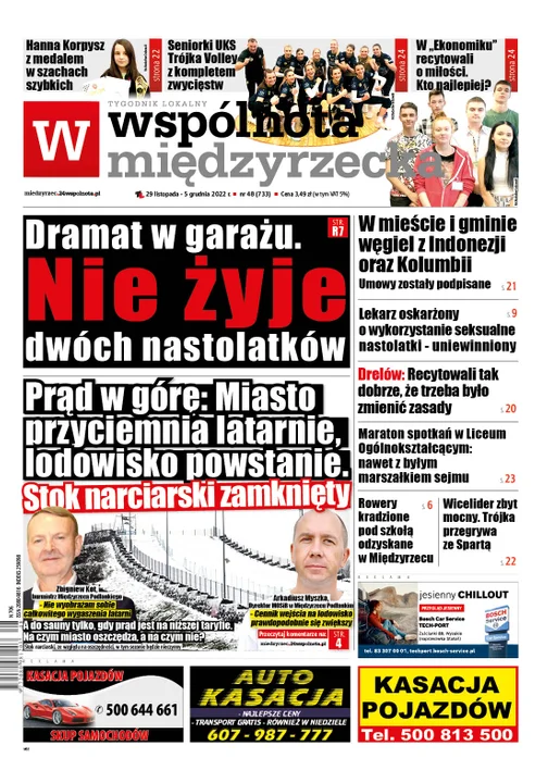 Najnowszy numer Wspólnoty Międzyrzeckiej (29 listopada 2022) - Zdjęcie główne