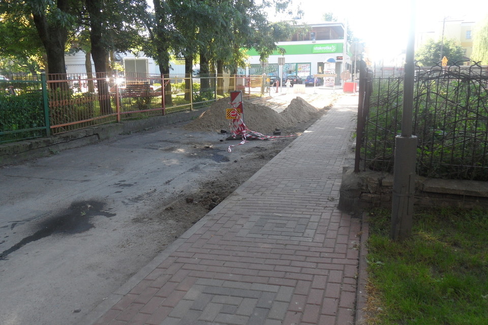 Ul. Przedszkolna nieprzejezdna - Zdjęcie główne