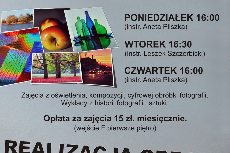 Zajęcia fotograficzne w MOK - Zdjęcie główne