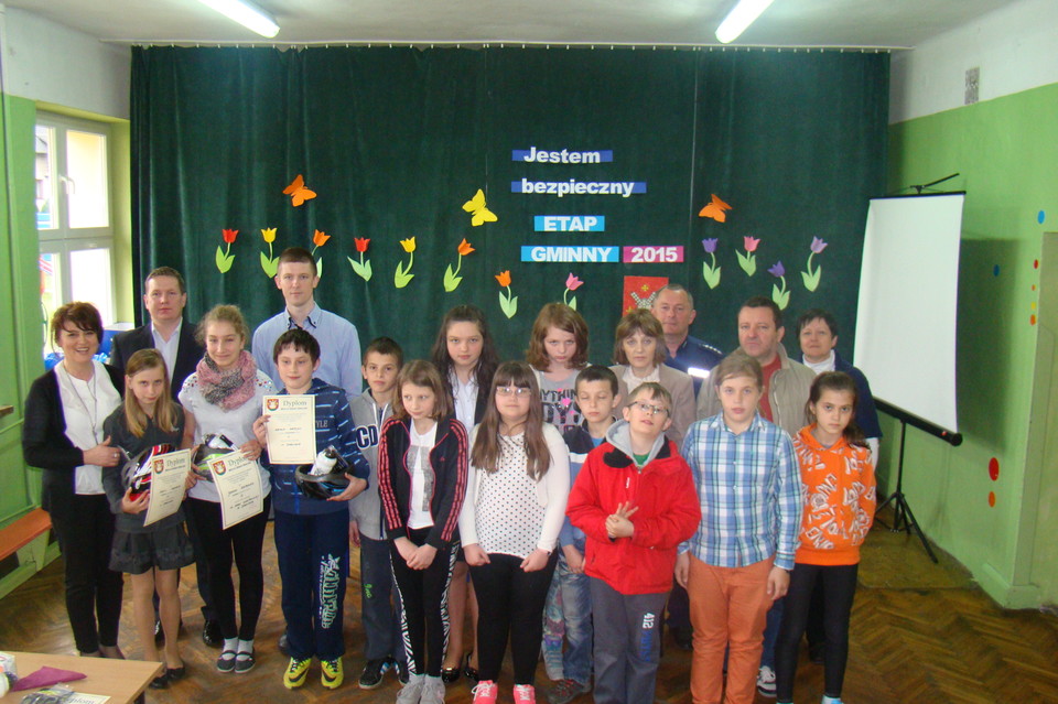 "Jestem bezpieczny"- etap gminny w Drelowie - Zdjęcie główne