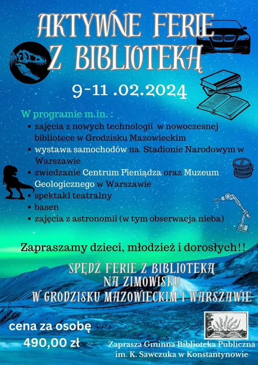 Aktywne ferie w drelowskiej bibliotece - Zdjęcie główne